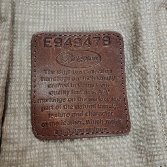 Gorgeous BRIGHTON SHAYLA LEATHER SHOULDER Purse - Picture 8 of 16